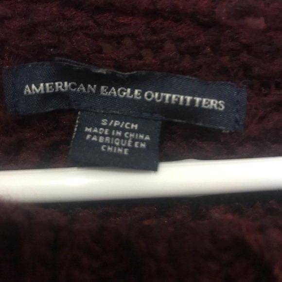 American Eagle Outfitters Longsleeve Red Knitted Sweater - Picture 6 of 11